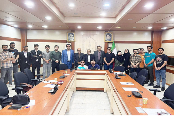 نشست صمیمانه اساتید و دانشجویان بخش مهندسی مواد با حضور عضو هیأت مدیره شرکت صنایع مس باهنر کرمان