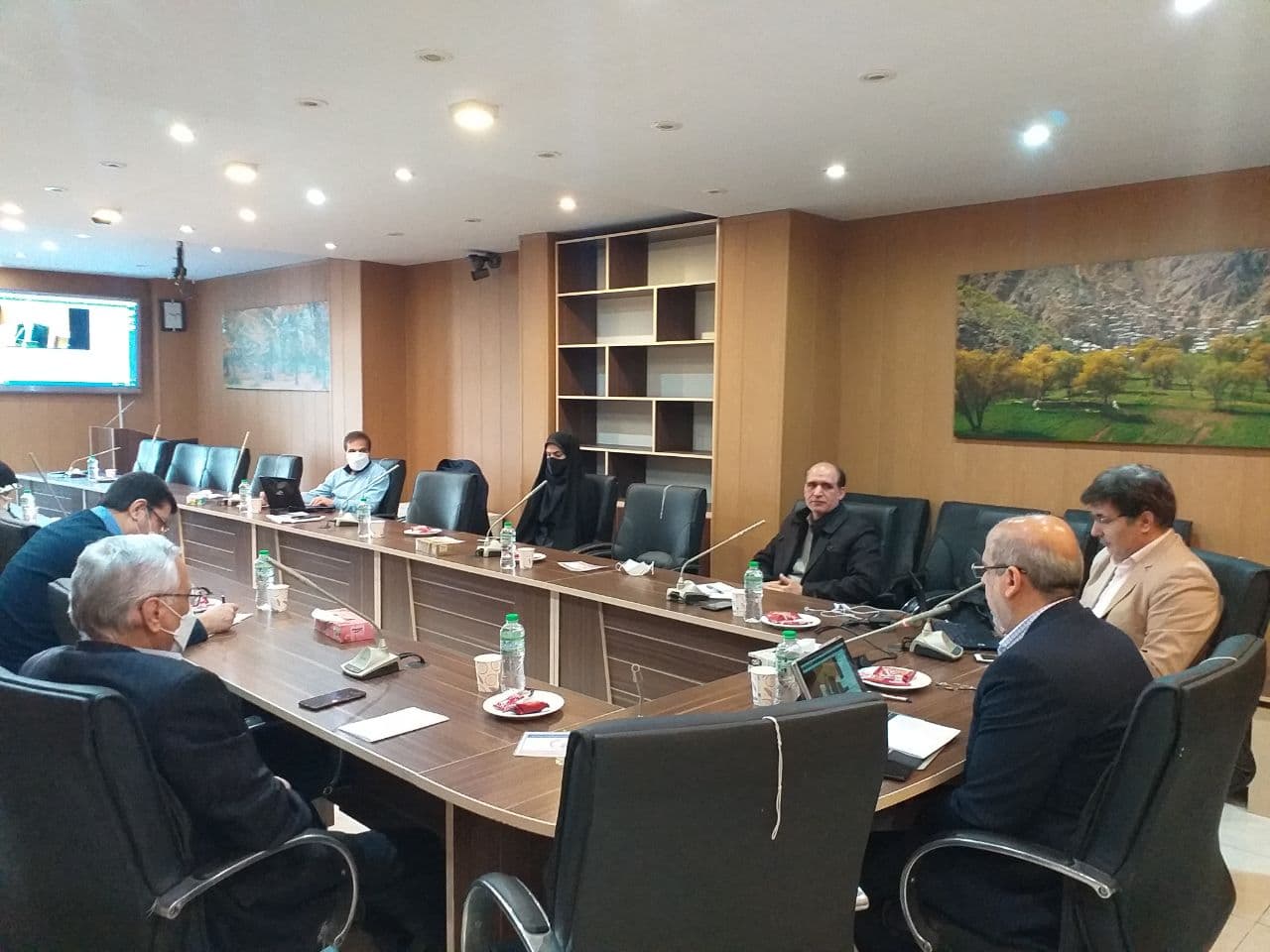 جلسه مجازی معارفه با دانشجویان با حضور مدیران گروه‌های آموزشی برگزار گردید.