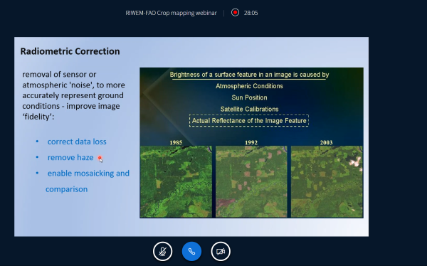  فائو به کارشناسان ایرانی در زمینه تهیه نقشه‌های دقیق از محصولات کشاورزی مهم کاشته شده در حوضه آبریز دریاچه ارومیه آموزش می‌دهد